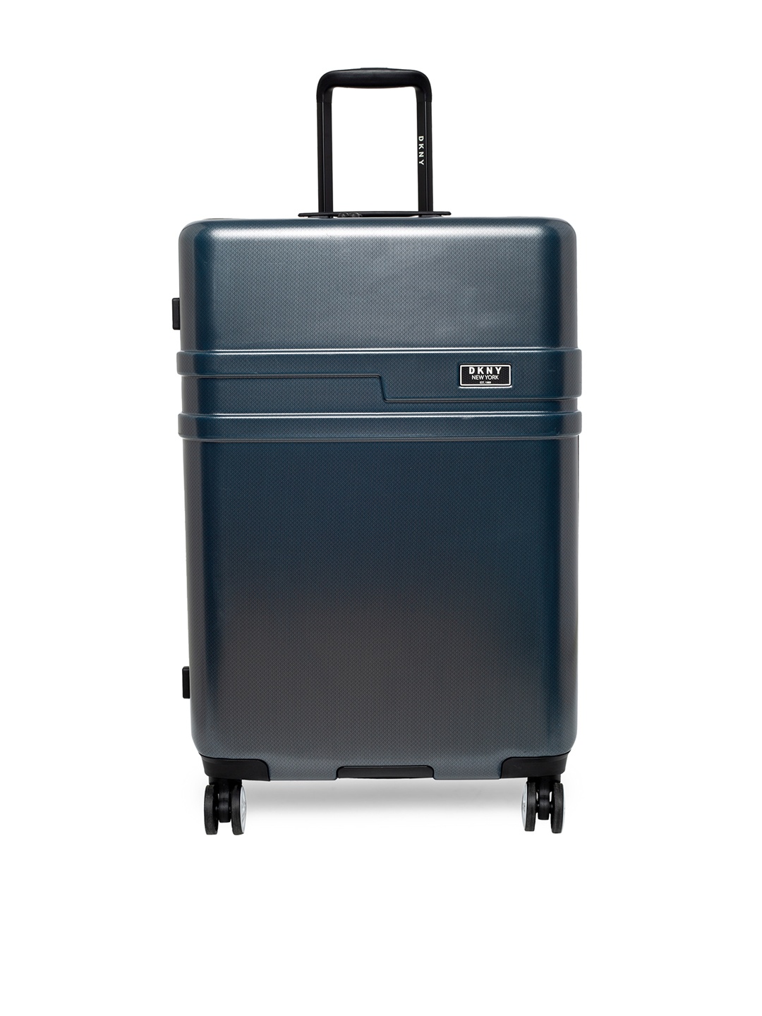 

DKNY Teal-Blue Solid DASH Hard Body Large Trolley Bag
