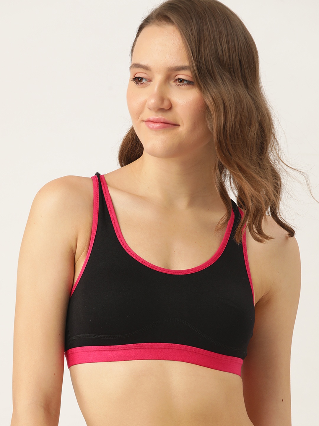 

DressBerry Black Solid Workout Bra