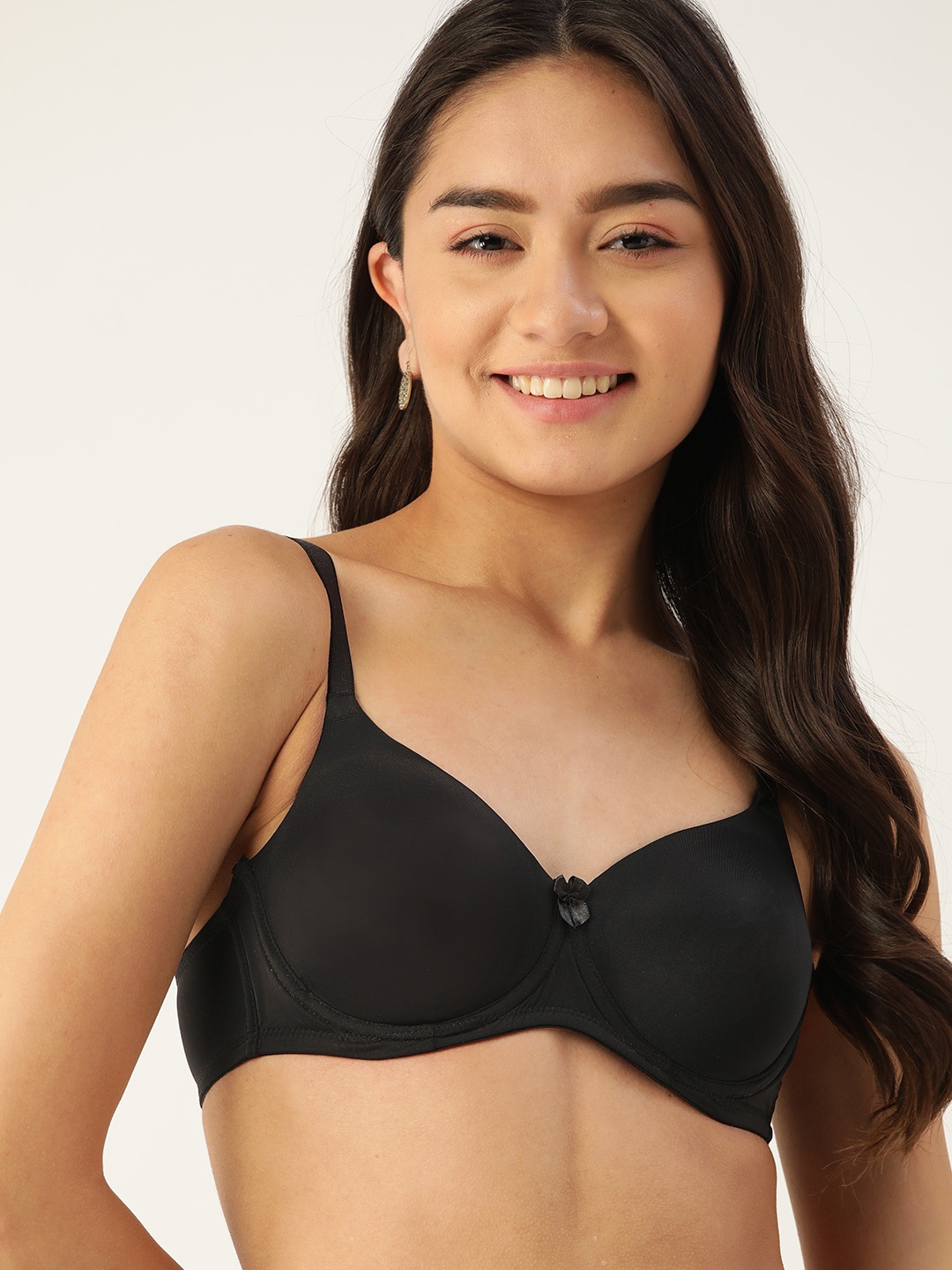 

DressBerry Black Underwired Lightly Padded Everyday Bra DB-DRM-ZIV-09F