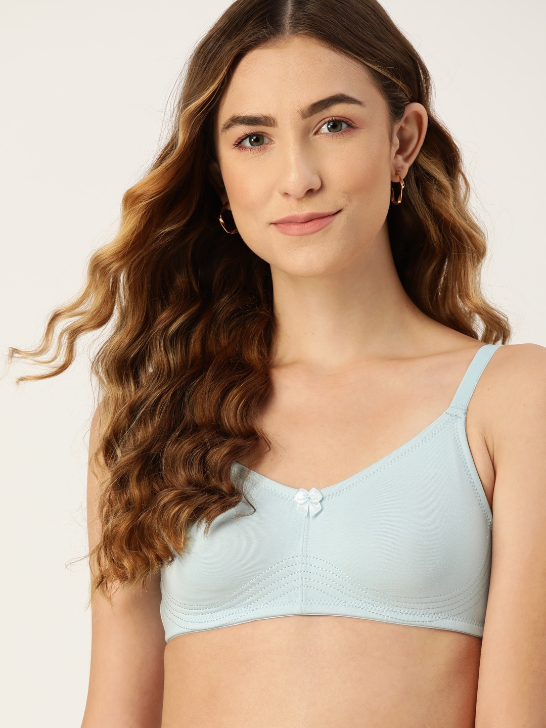 

DressBerry Blue Solid T-shirt Bra