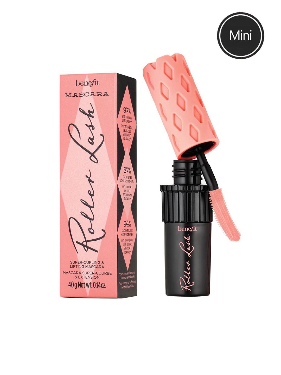 

Benefit Cosmetics Roller Lash Super Curling & Lifting Mini Mascara 4 g - Black