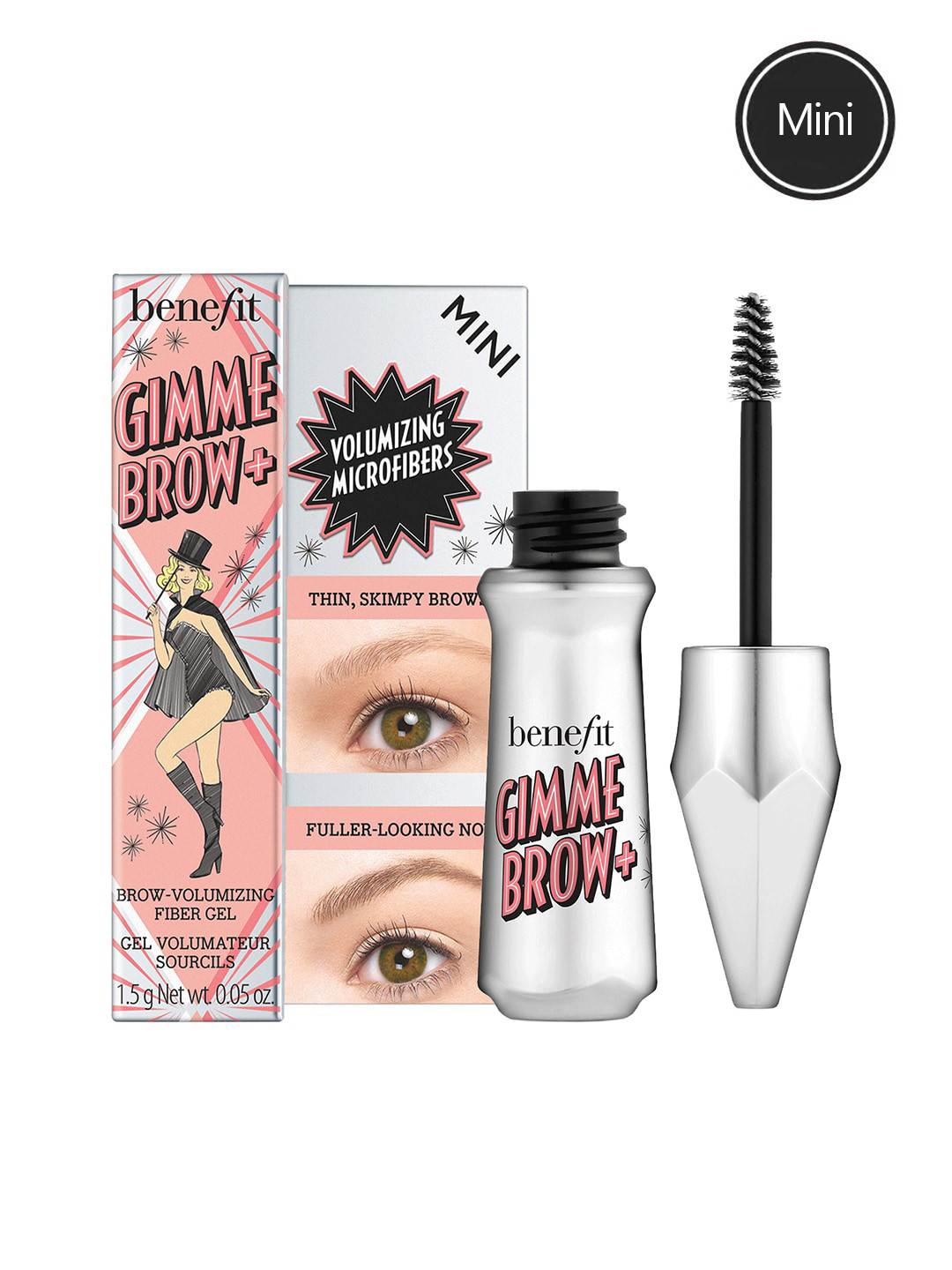 

Benefit Cosmetics Gimme Brow+ Volumizing Fiber Eyebrow Gel - Warm Auburn Brown 3.5