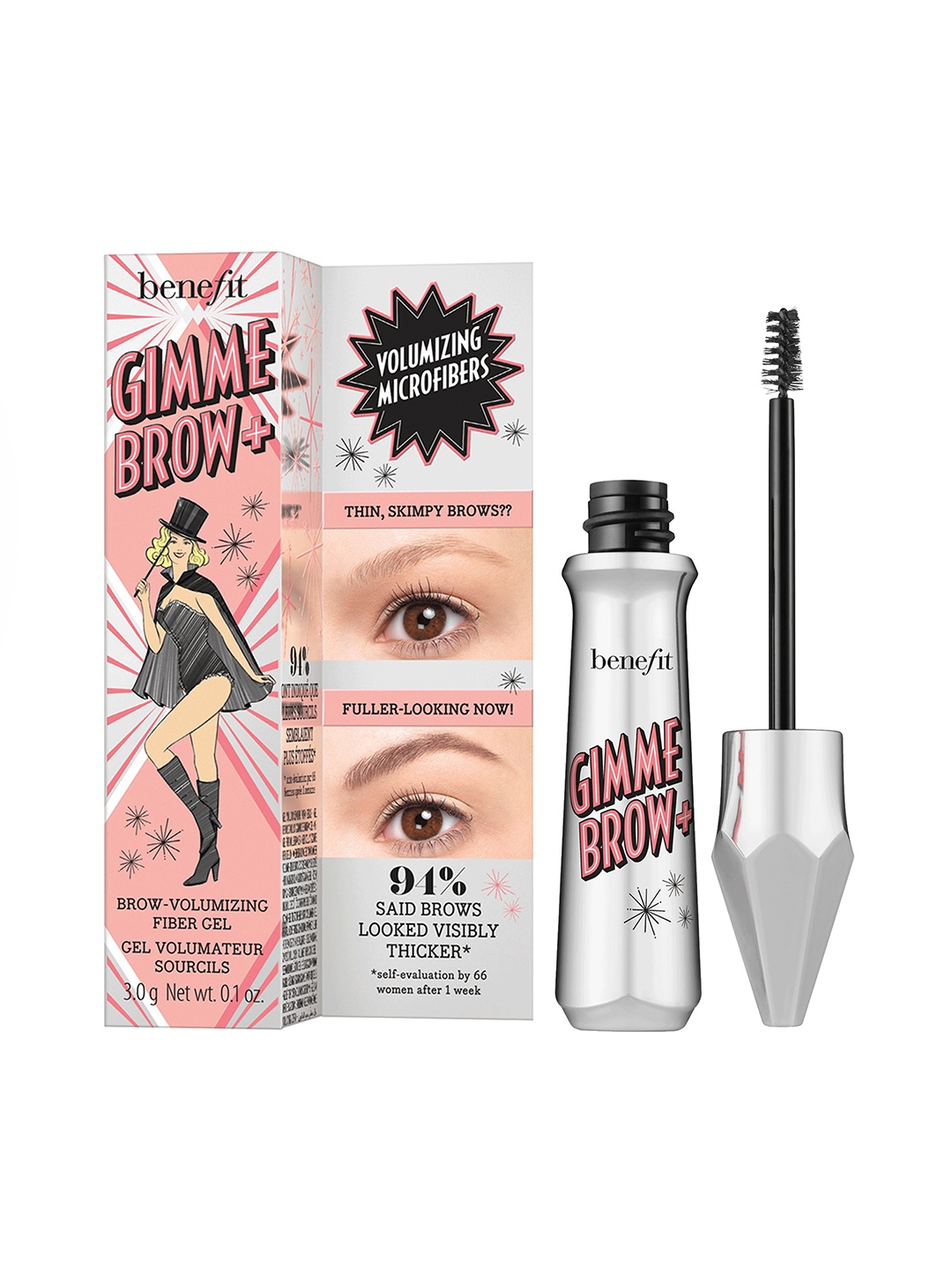 

Benefit Cosmetics Gimme Brow+ Volumizing Fiber Eyebrow Gel - Cool Black-Brown 5