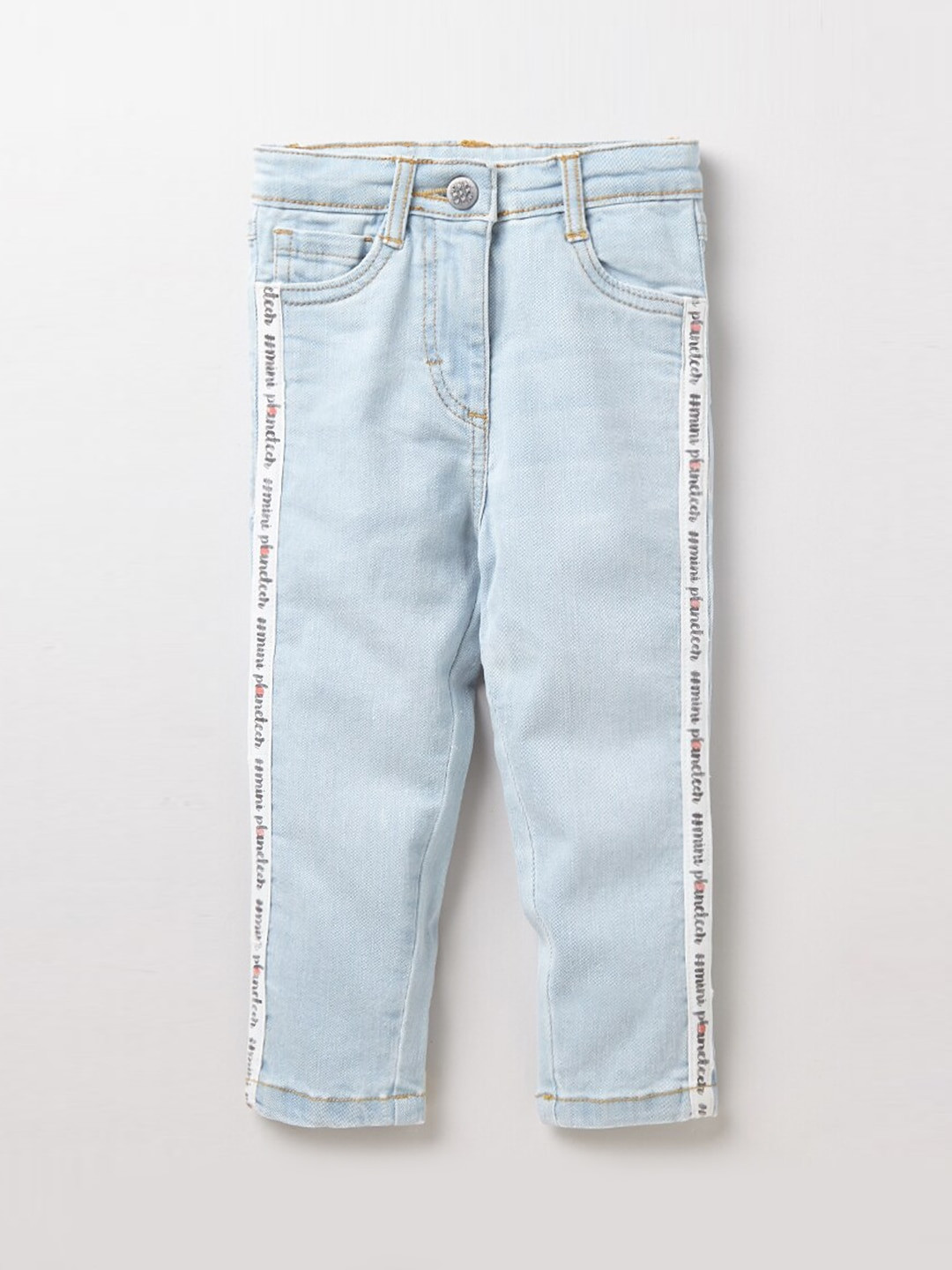 

Ed-a-Mamma Girls Blue Skinny Fit Sustainable Jeans