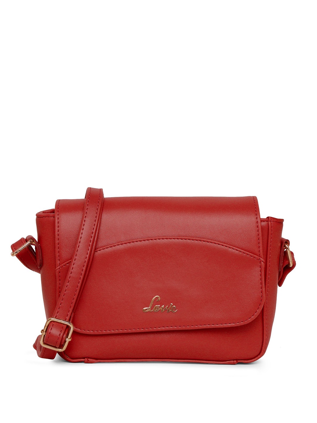 

Lavie Women Red Solid Sling Bag
