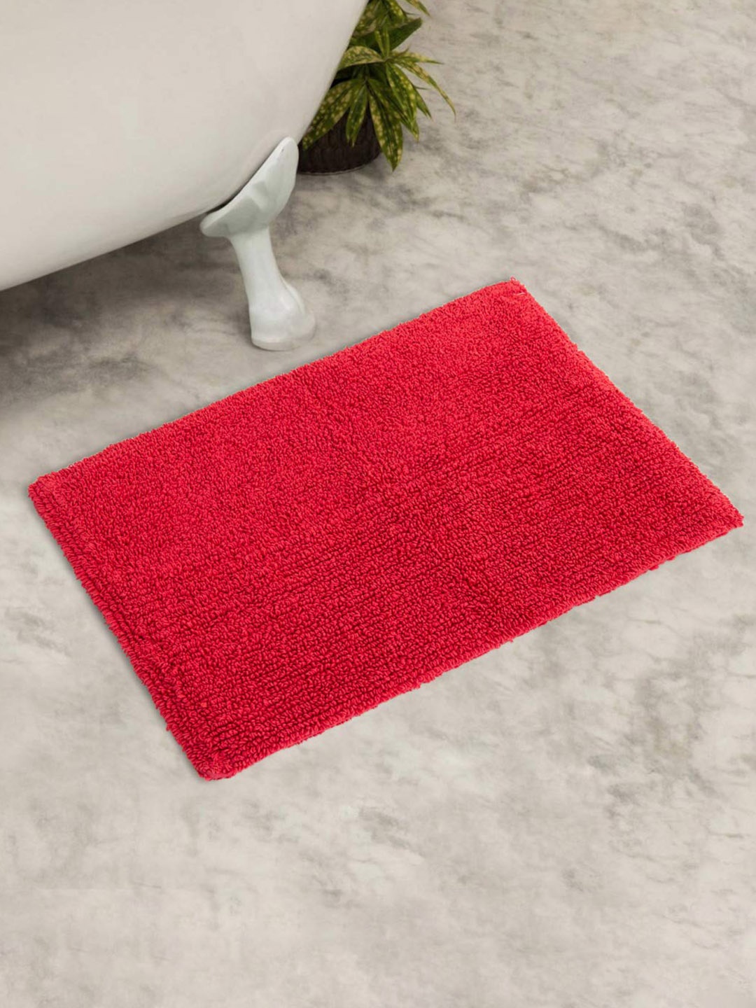

Homecentre Navy Blue 1740 GSM Cotton Solid Bath Mat