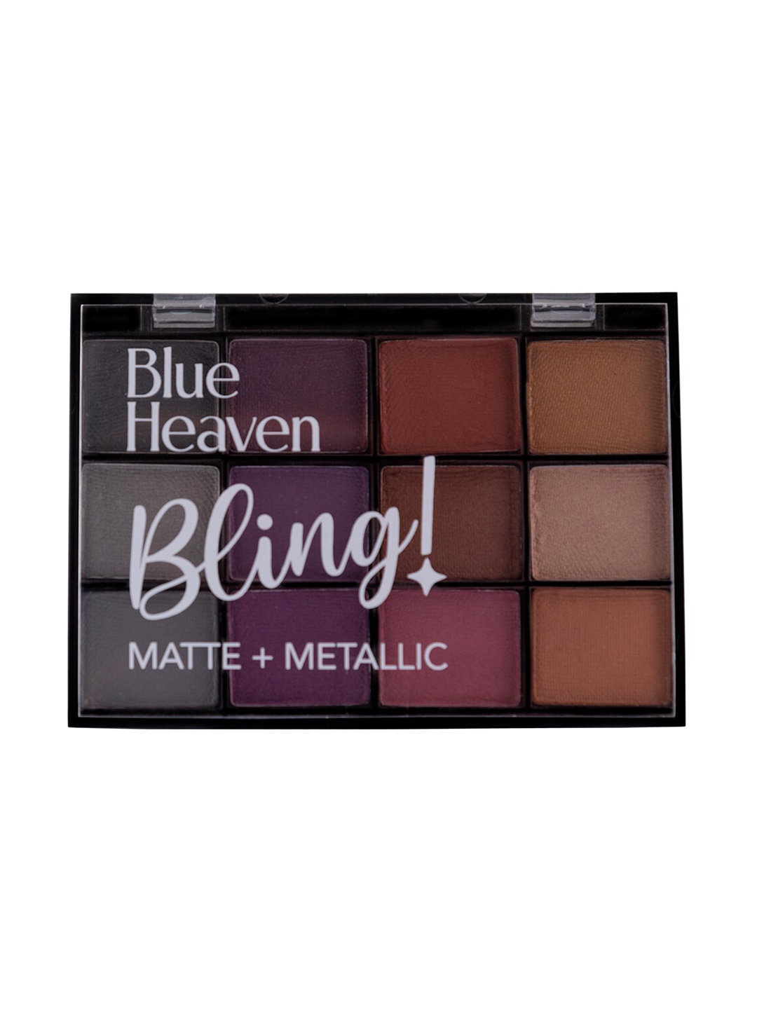 

Blue Heaven Women Mix of 12 Bling Eyeshadow Cocktail Fever 22 gm, Multi