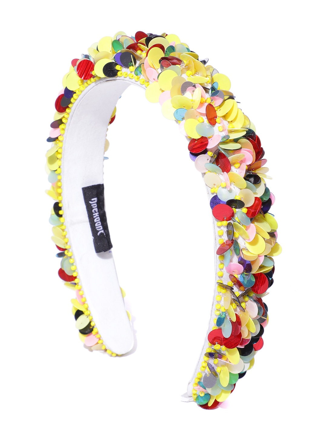

Anekaant Women Multicoloured Sequinned & Beaded Hairband, Multi