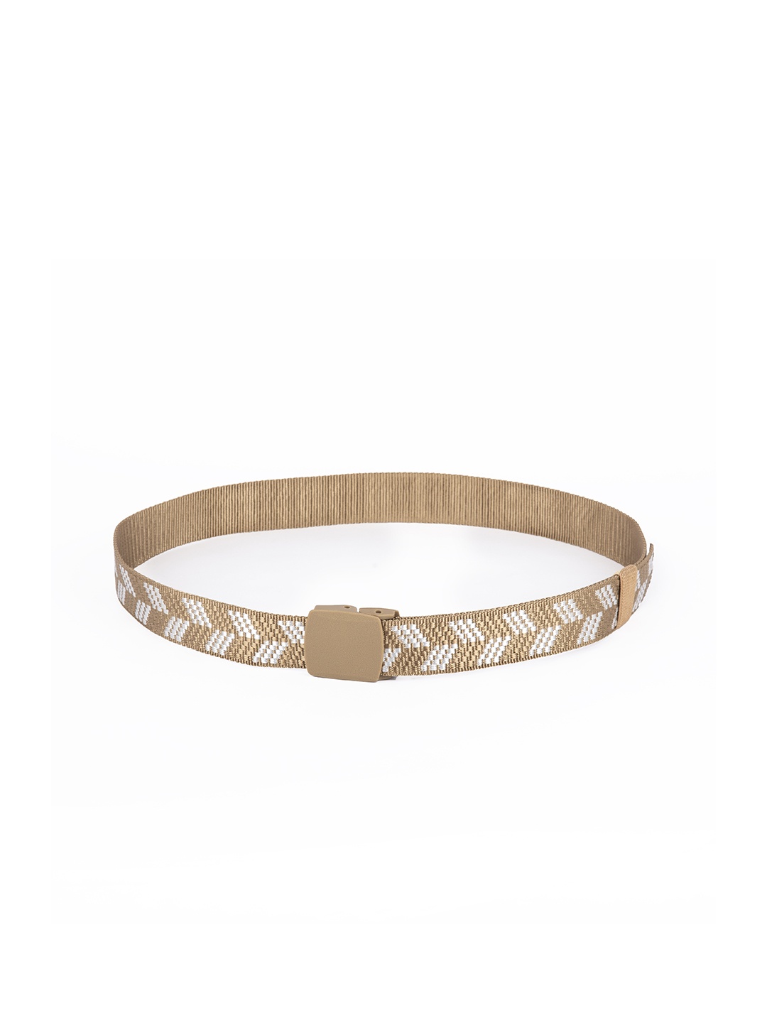 

Kastner Men Beige & White Woven Design Belt