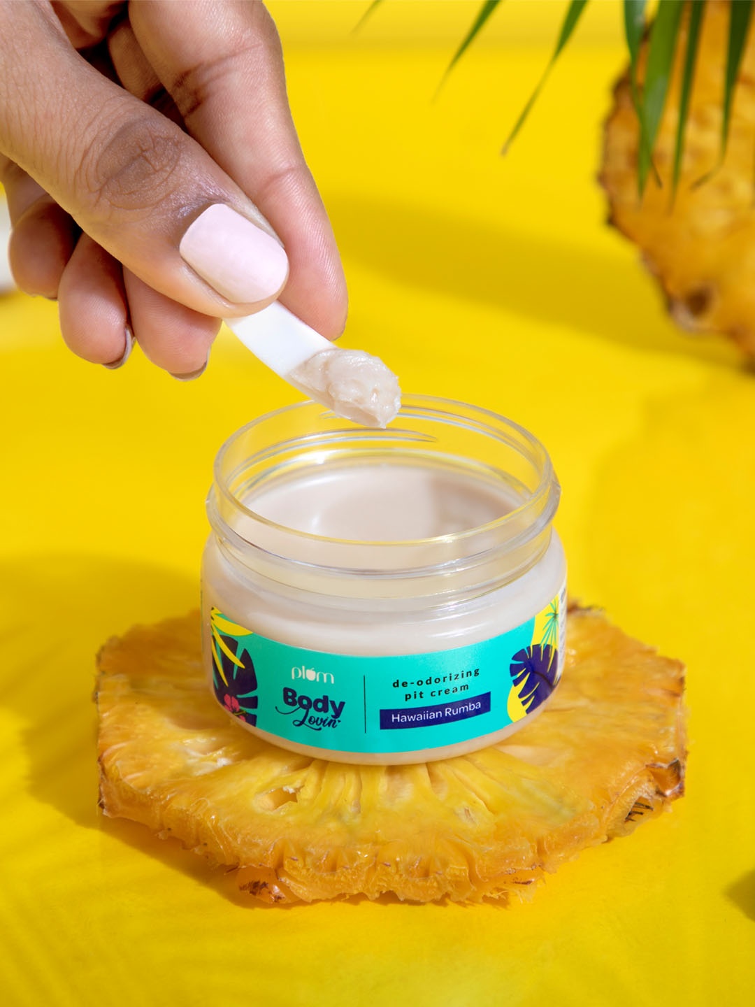

Plum BodyLovin' Hawaiian Rumba De-odorizing Pit Cream with Silica 50 gm, Green