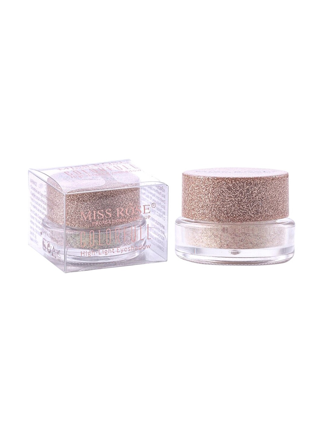 

MISS ROSE Single Glitter Eyeshadow 20 g - Slow Fast Slow 7001-005M 05, Pink