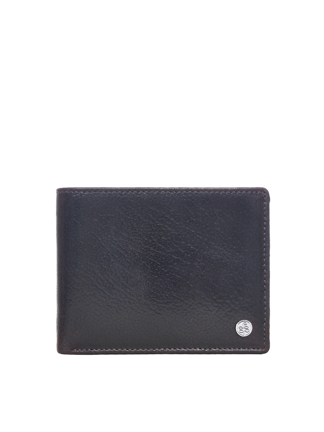 

Eske Men Brown Textured Two Fold Wallet