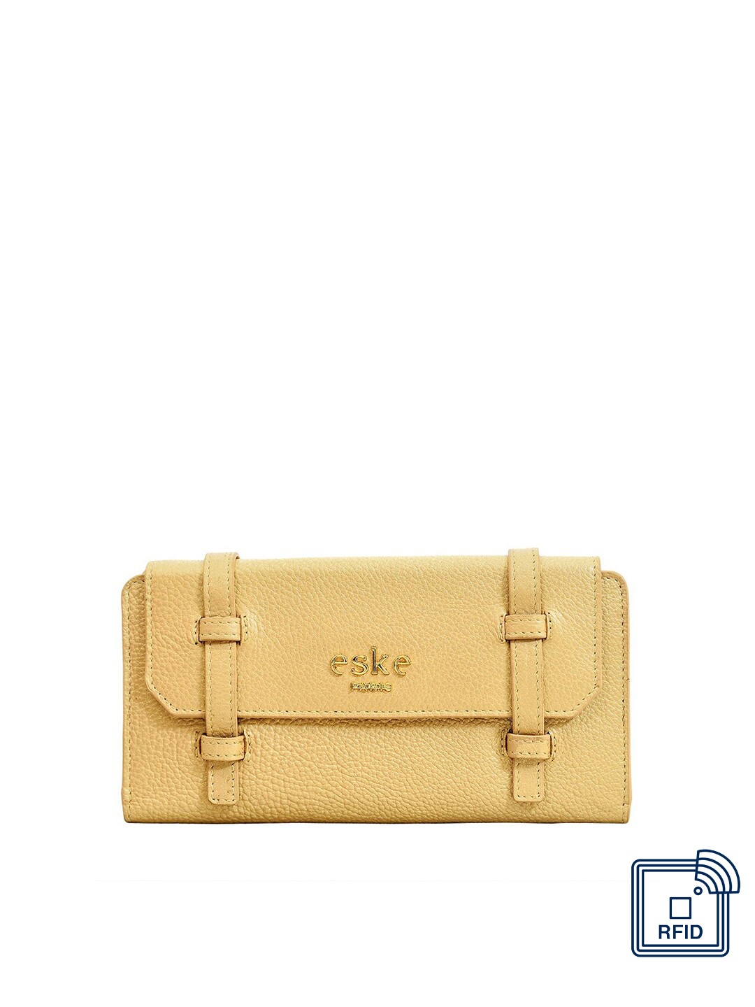 

Eske Women Gold-Toned Textured Envelope