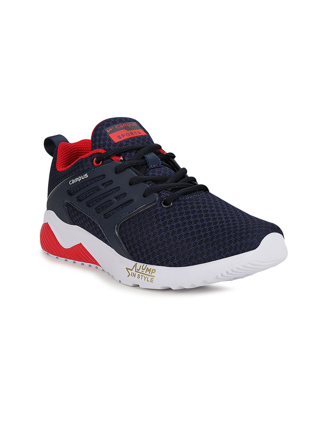 

Campus Unisex Kids Navy Blue Mesh Running Shoes