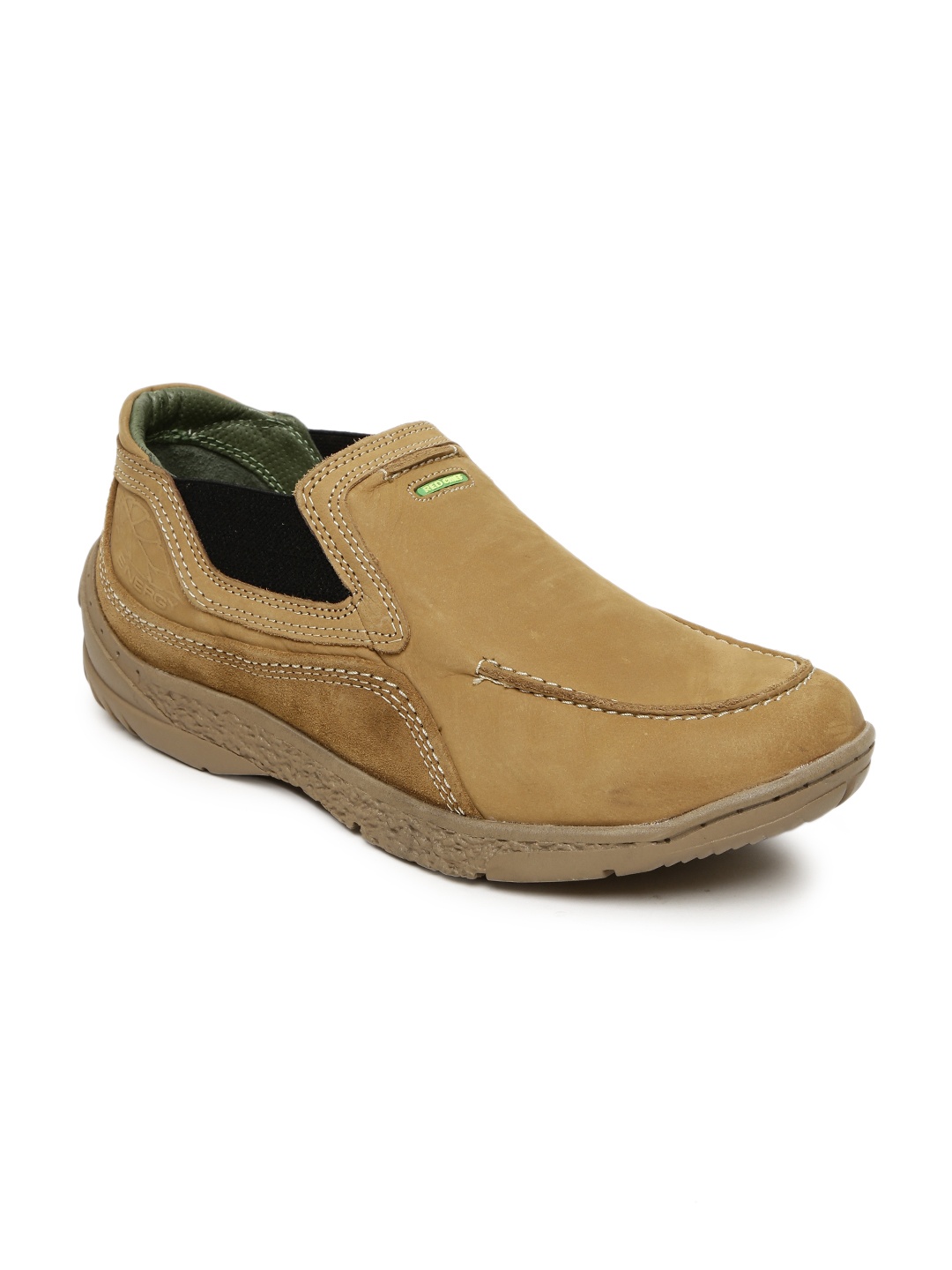 

Red Chief Men Tan Brown Leather Casual Shoes