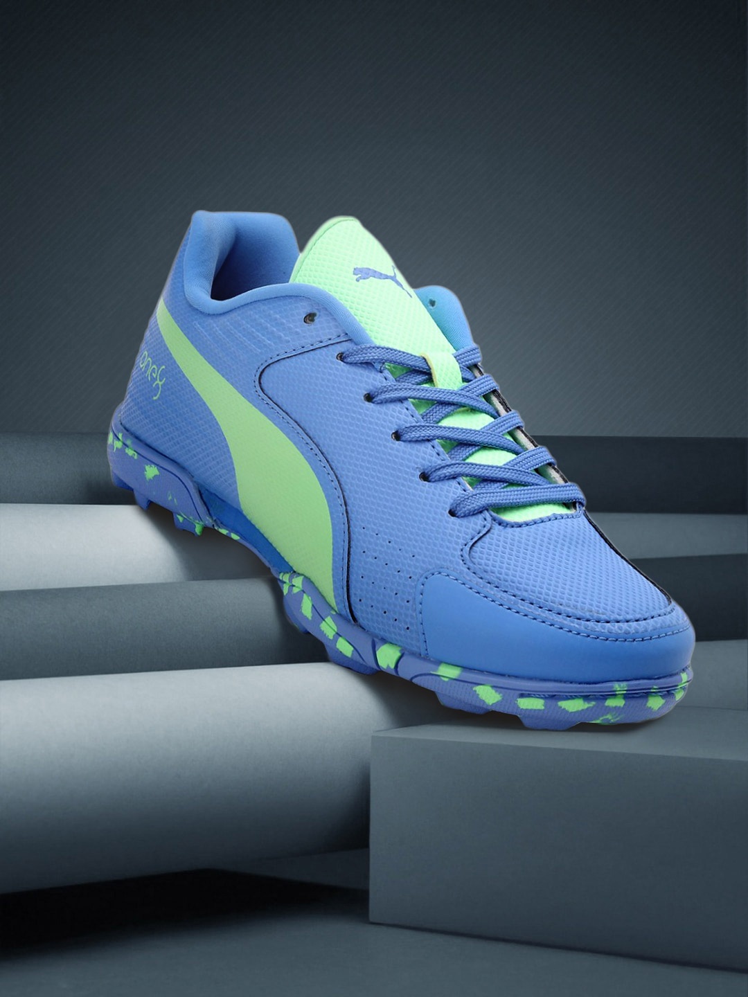 

Puma Kids Blue Mesh Running Shoes