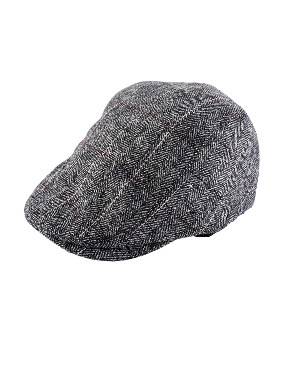 

The Tie Hub Men Flat Cap, Grey