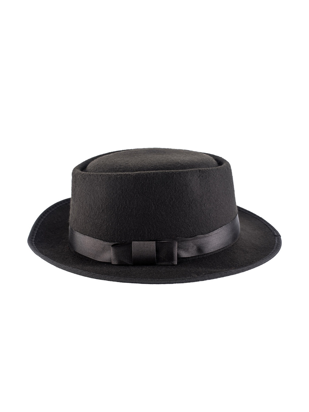 

The Tie Hub Men Fedora Hat, Black
