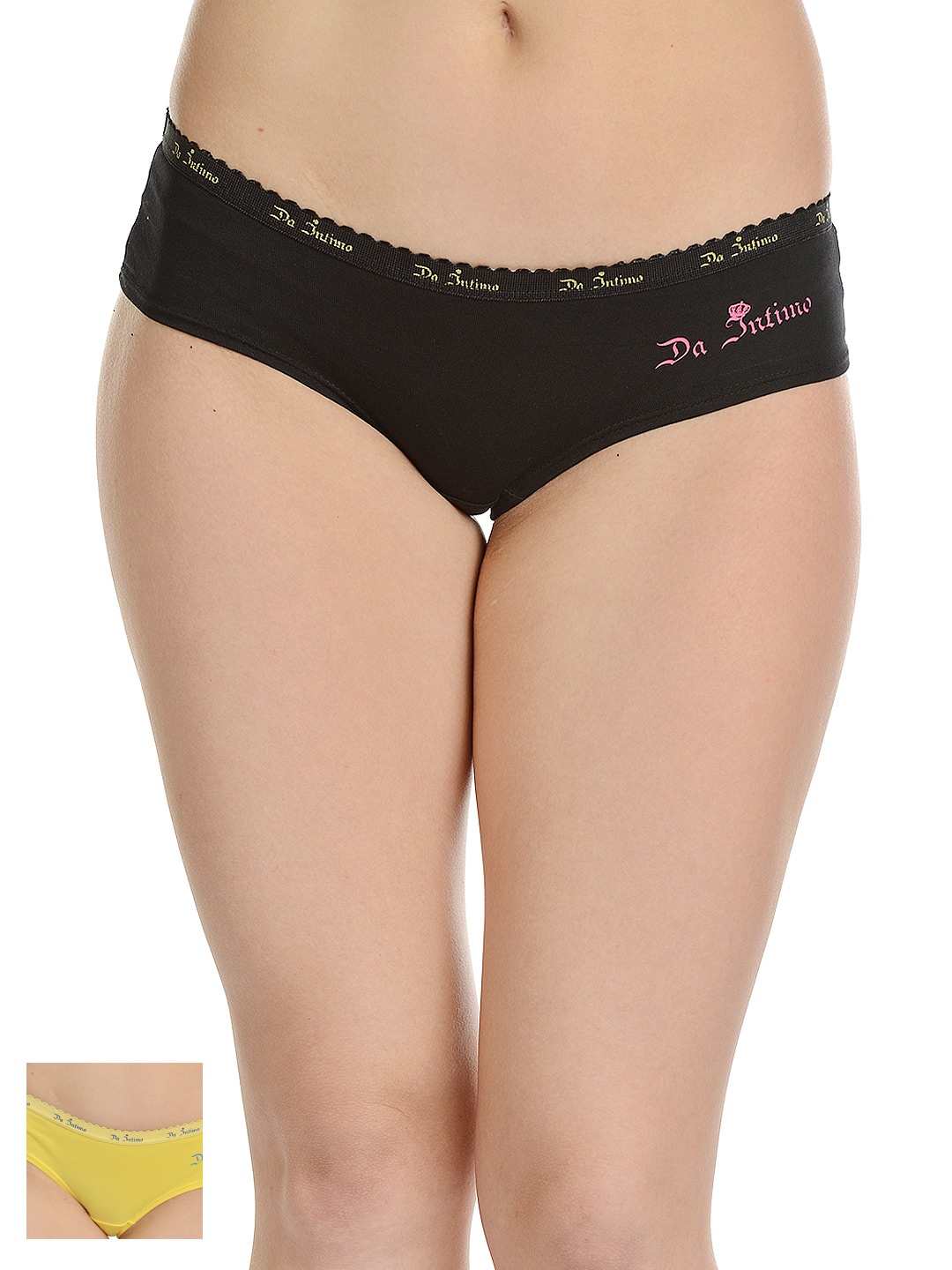 

Da Intimo Women Pack of 2 Briefs DIU-6263, Black