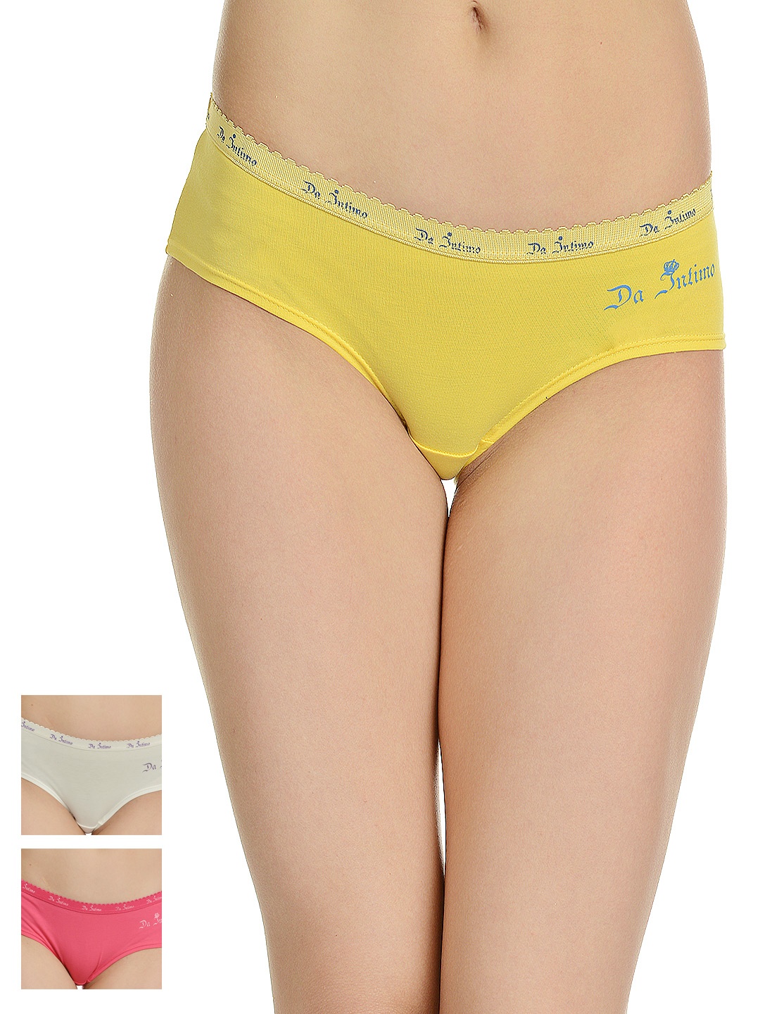 

Da Intimo Women Pack of 3 Assorted Briefs DIU-707172, Multi