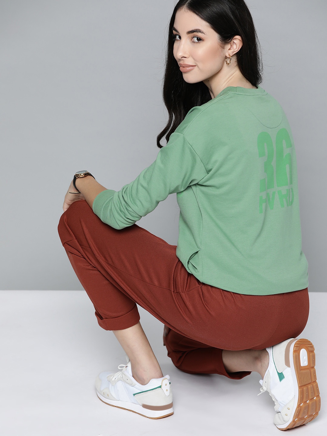 

Harvard Women Green Sweatshirt