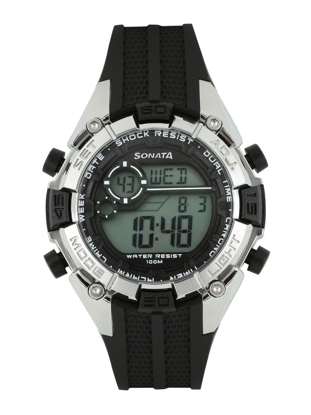 

Sonata Men Ocean Series Black Digital Watch 77026PP01J