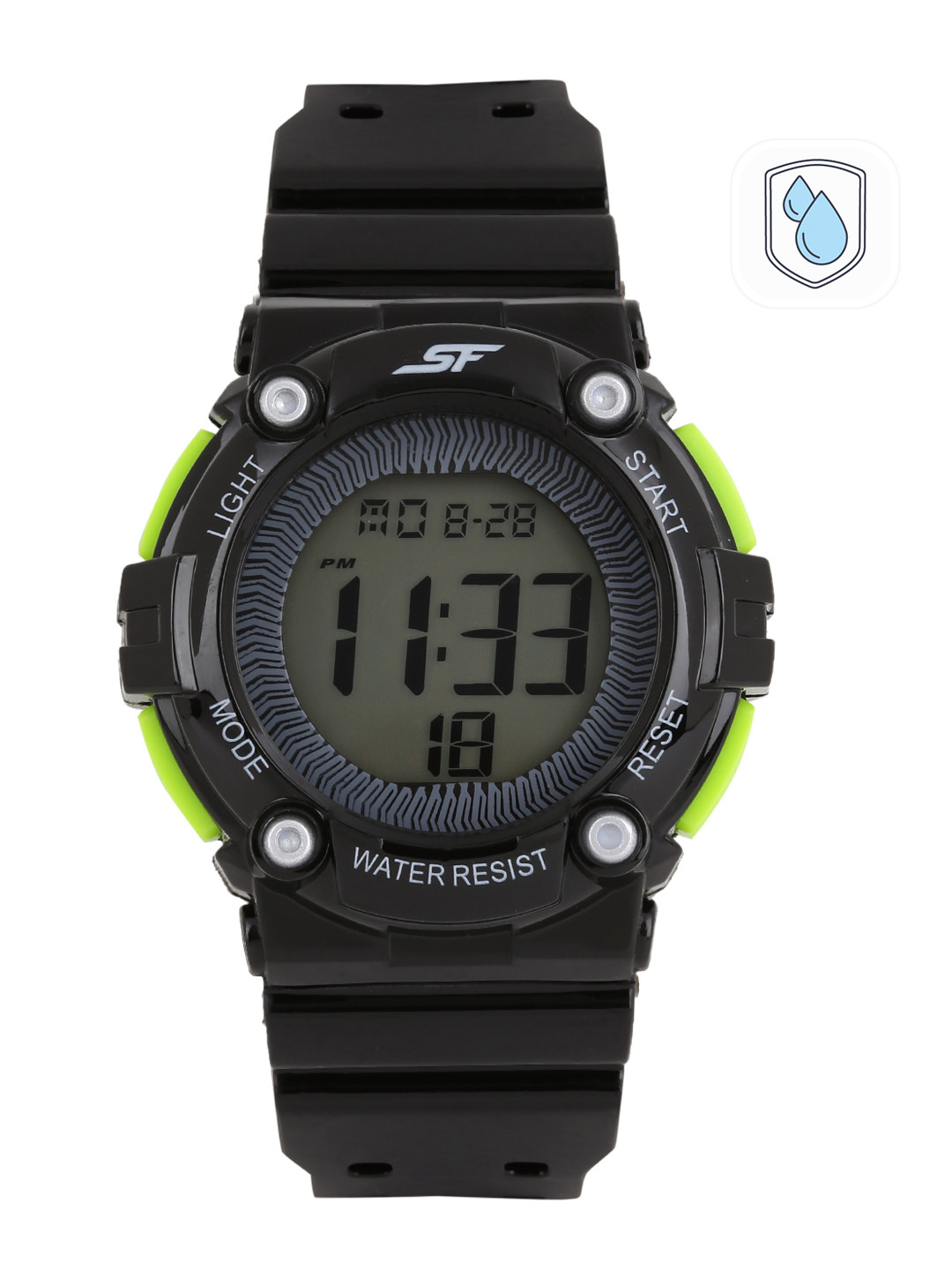 

Sonata Ocean Series Men Black Digital Watch 77042PP05