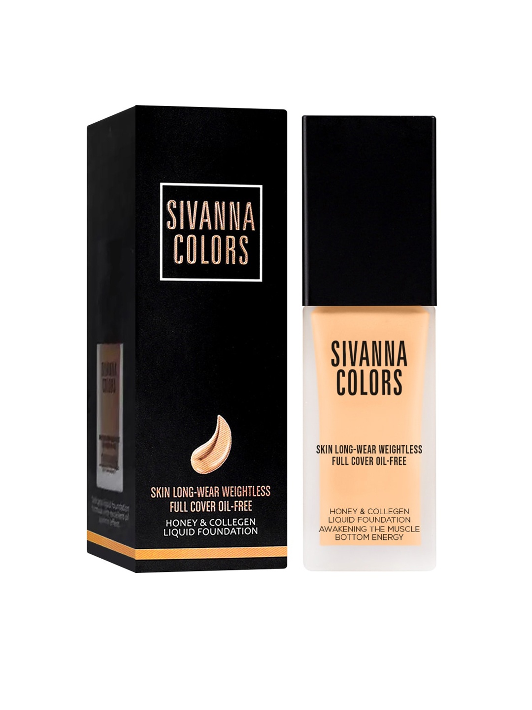 

Sivanna Colors Honey & Collagen Liquid Foundation HF4012 03, Cream