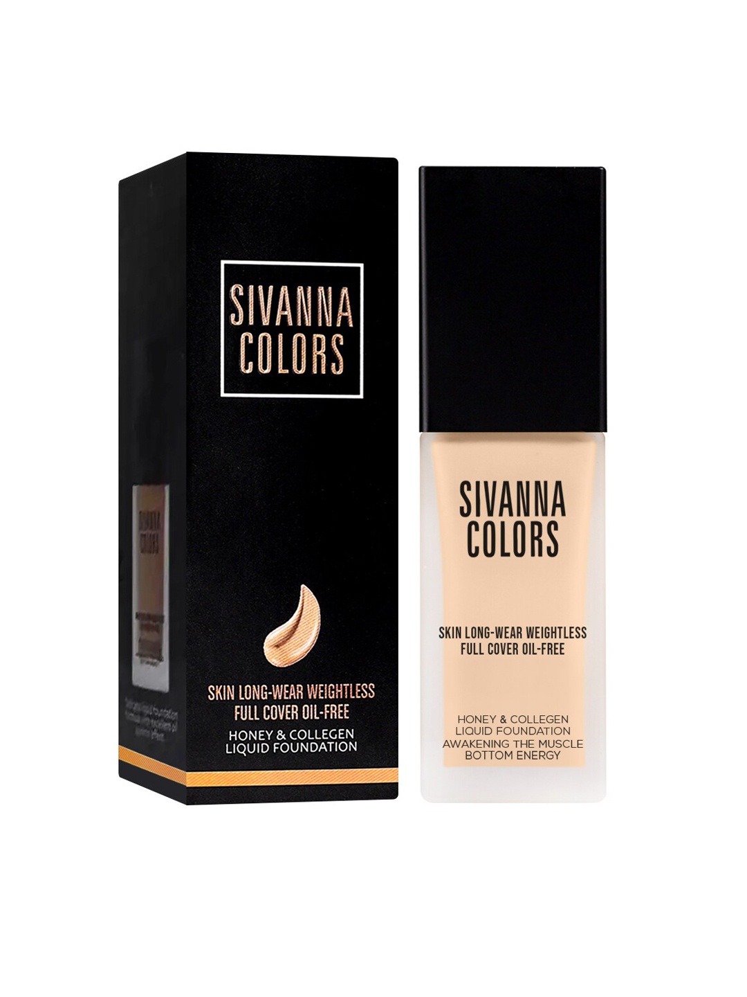 

Sivanna Colors Honey & Collagen Liquid Foundation HF4012 02, Cream