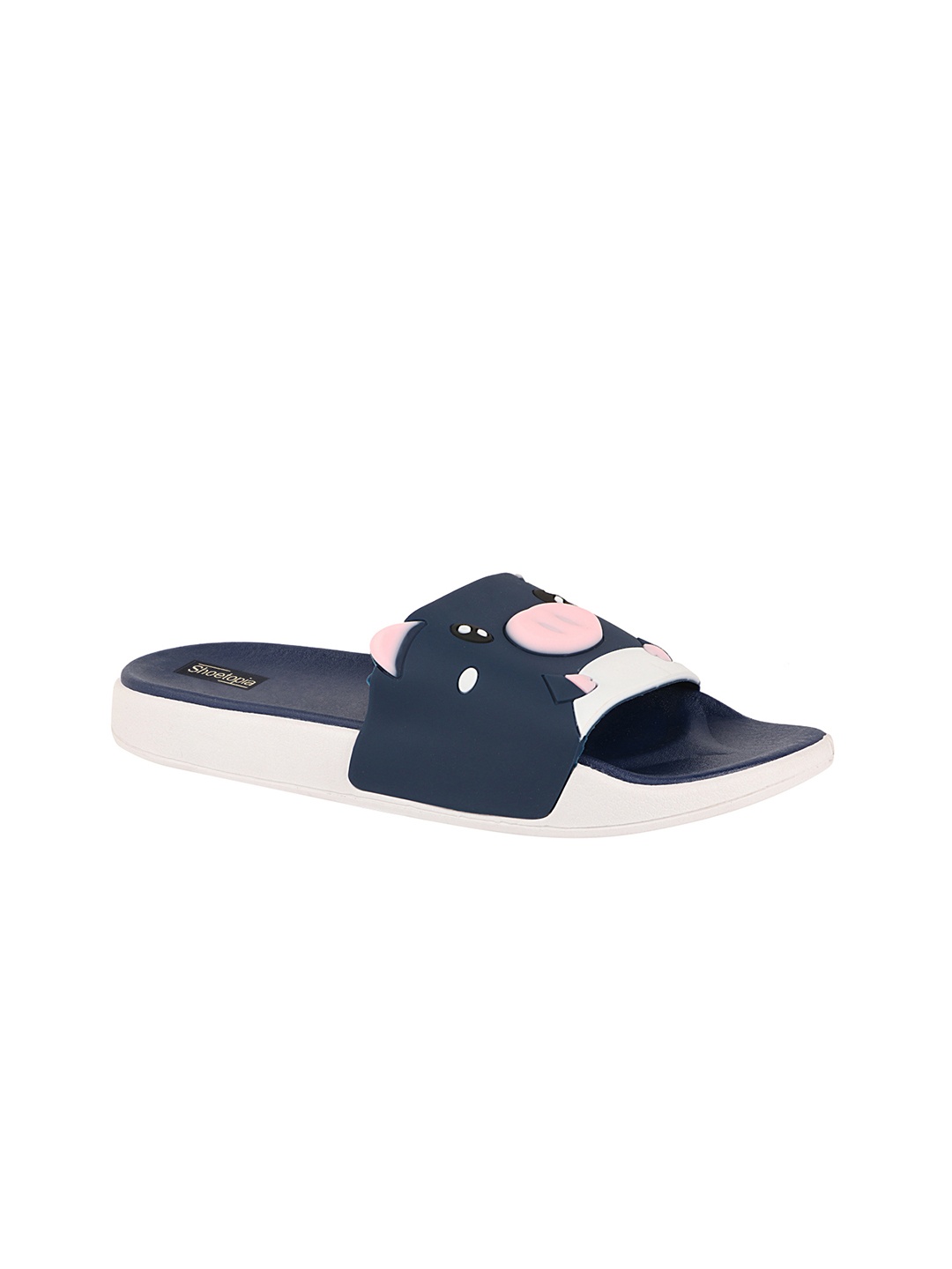 

Shoetopia Girls Blue Sliders