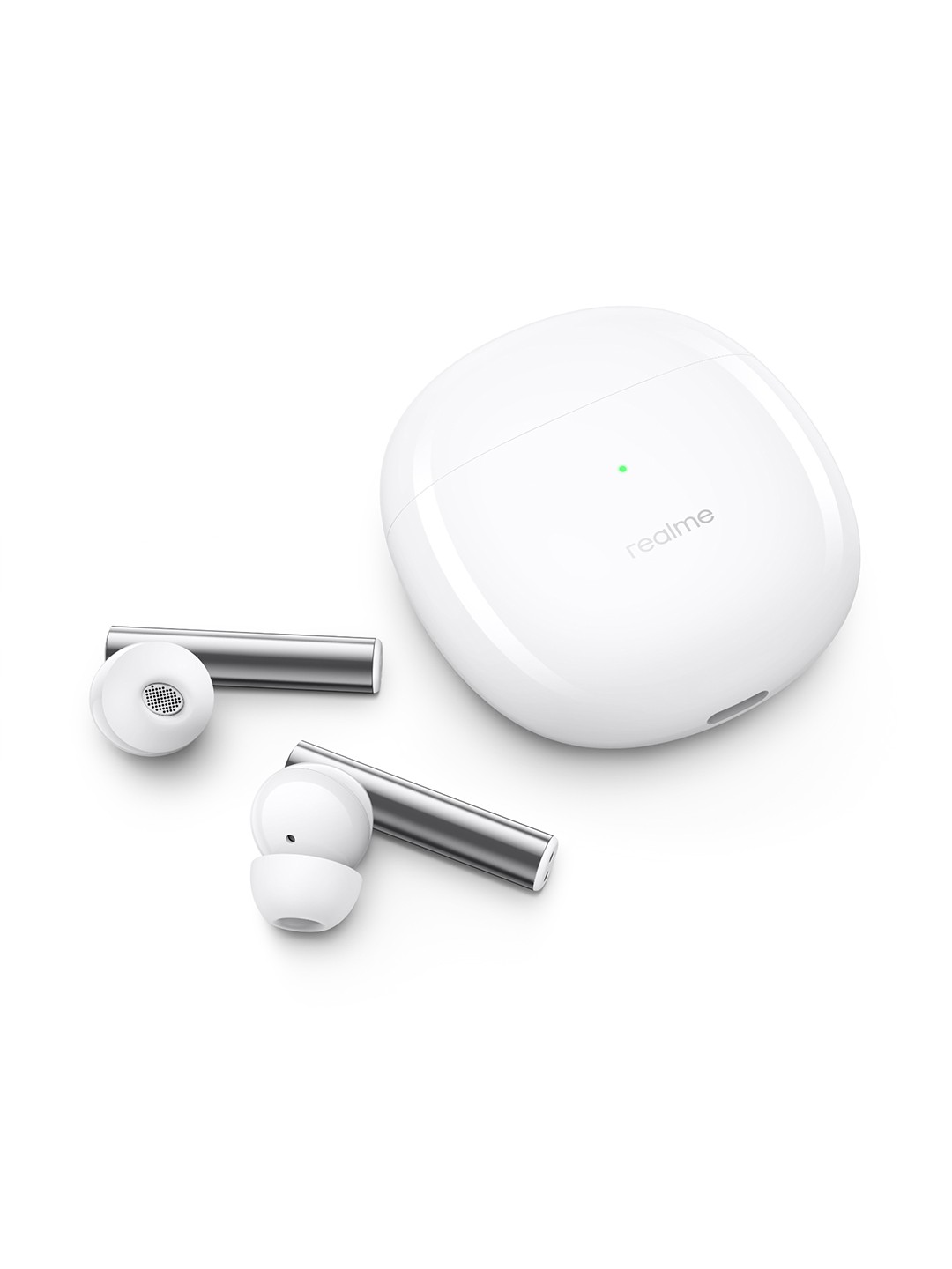 

Realme Closer White Buds Air 2 with Active Noise Cancellation ANC Bluetooth Headset- True Wireless