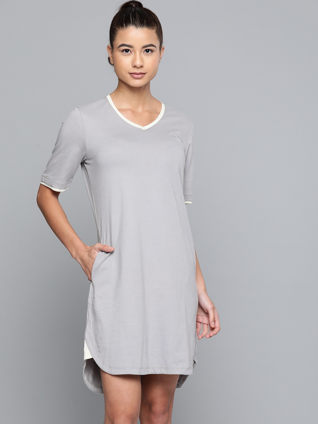 

Alcis Grey T-shirt Dress