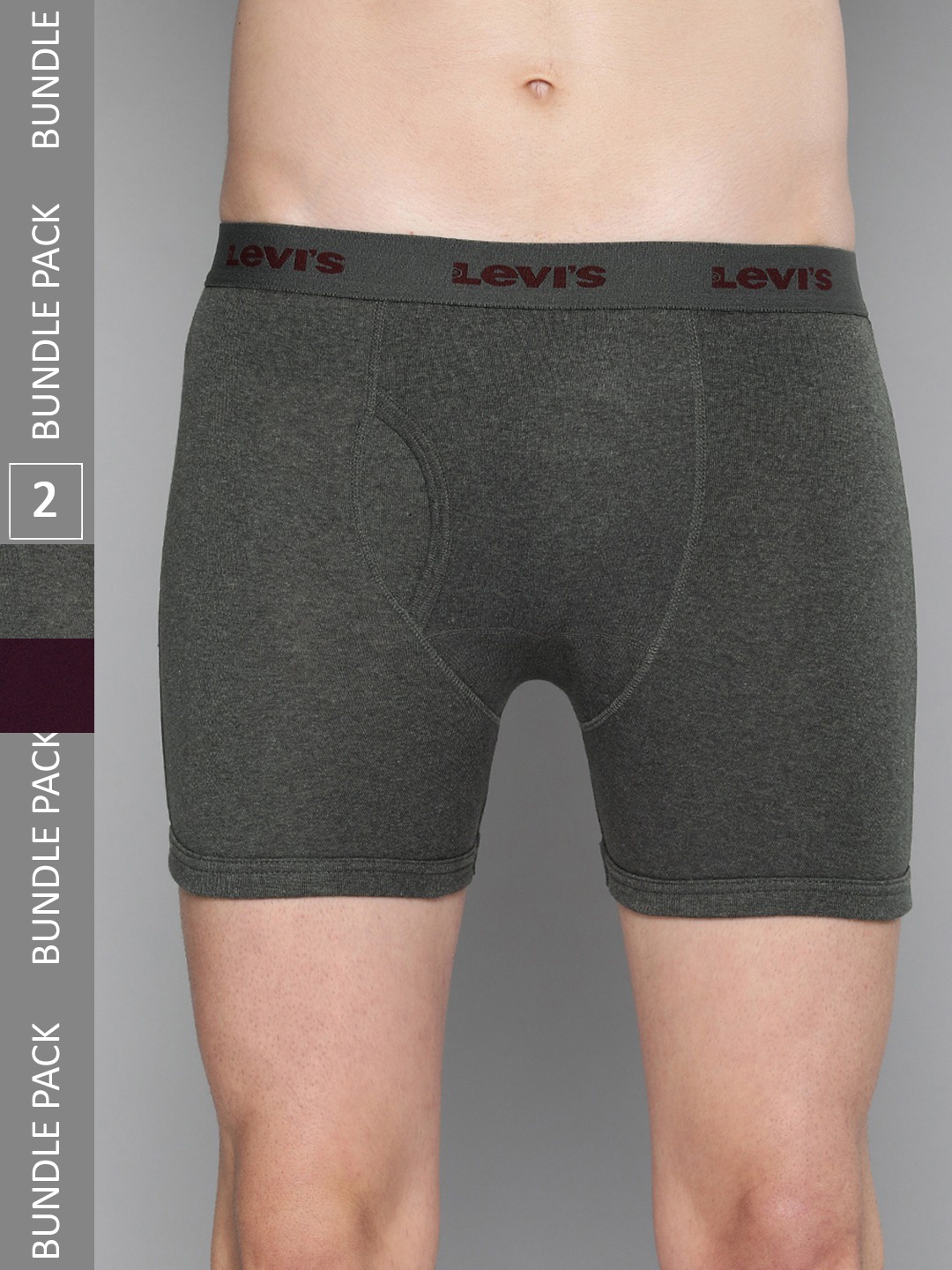 

Levis Pack of 2 Smartskin Technology Cotton Trunks with Tag Free Comfort #001-BOXER BRIEF, Assorted