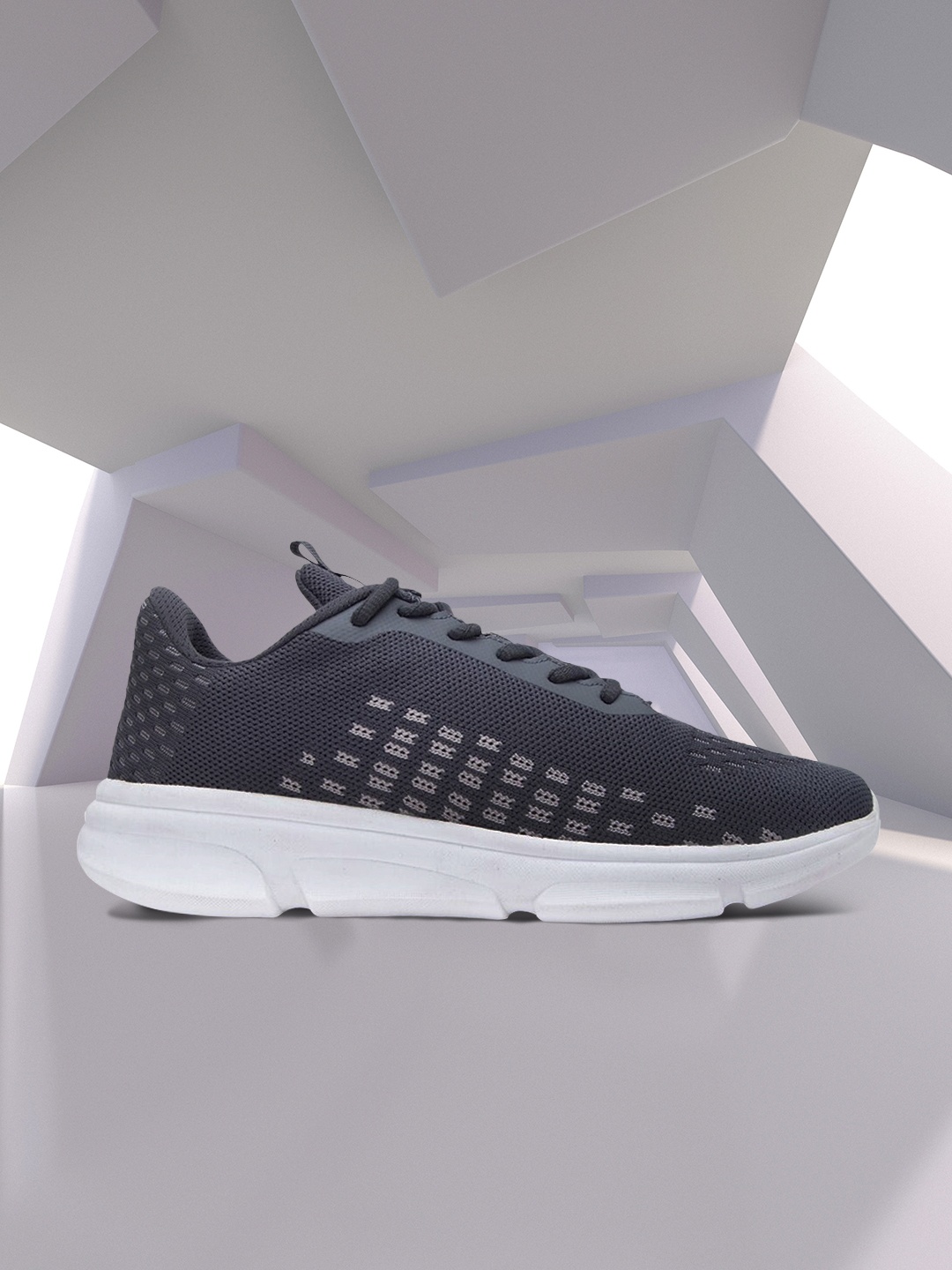 

Allen Cooper Men Grey Running Non-Marking Shoes