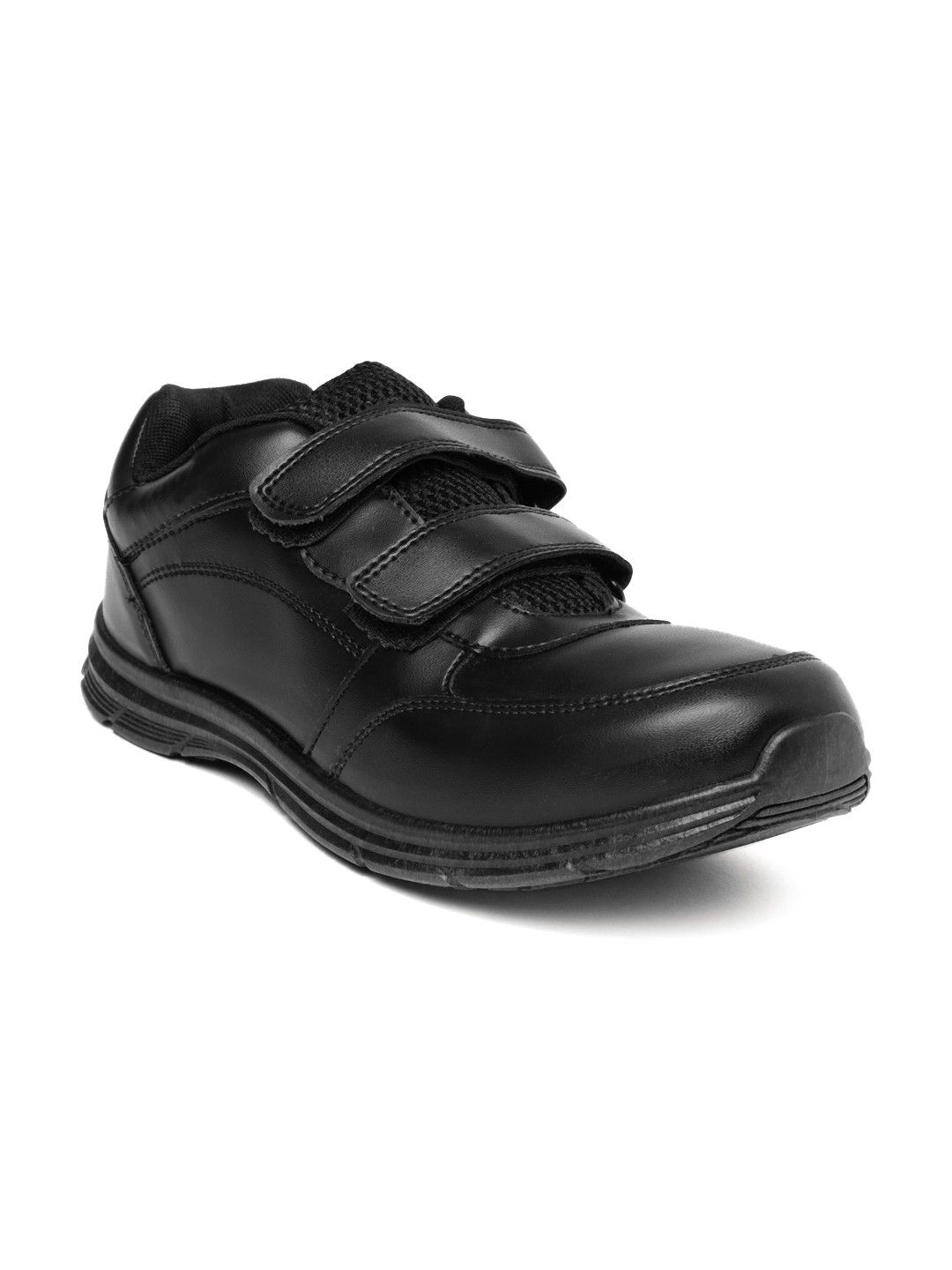 

Bata Men Black Solid Regular Sneakers