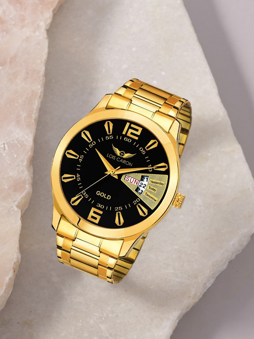 

LOIS CARON Men Black Analogue Watch MLC-8403