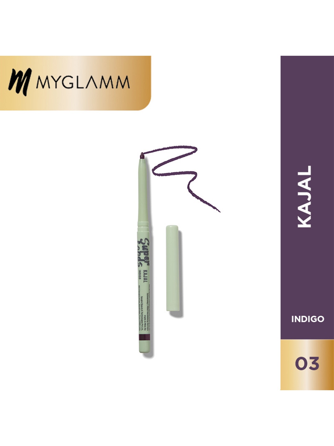 

MyGlamm Superfoods Kajal - Indigo, Purple