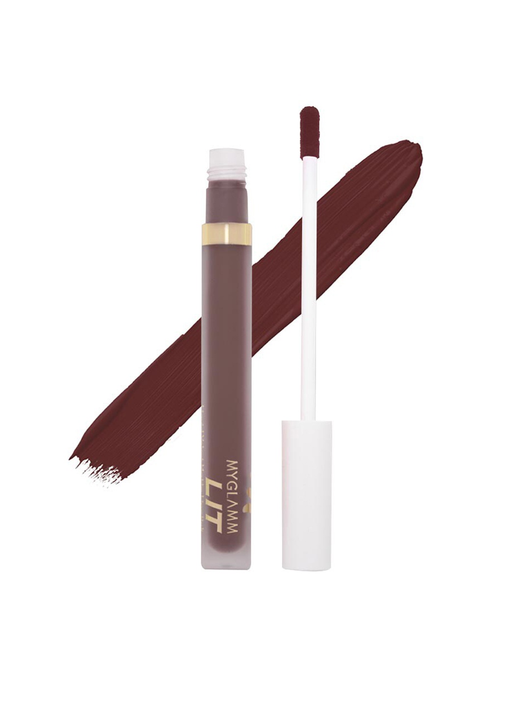 

MyGlamm LIT Liquid Velvet Matte Lipstick 3 ml - Girls Like You, Brown