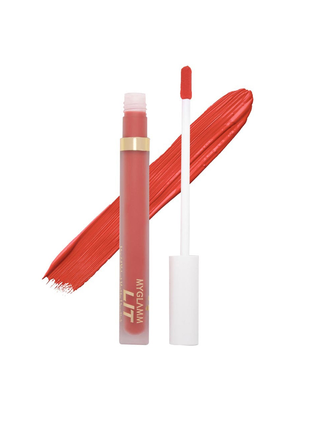 

MyGlamm LIT Liquid Velvet Matte Lipstick 3 ml - Rare, Red