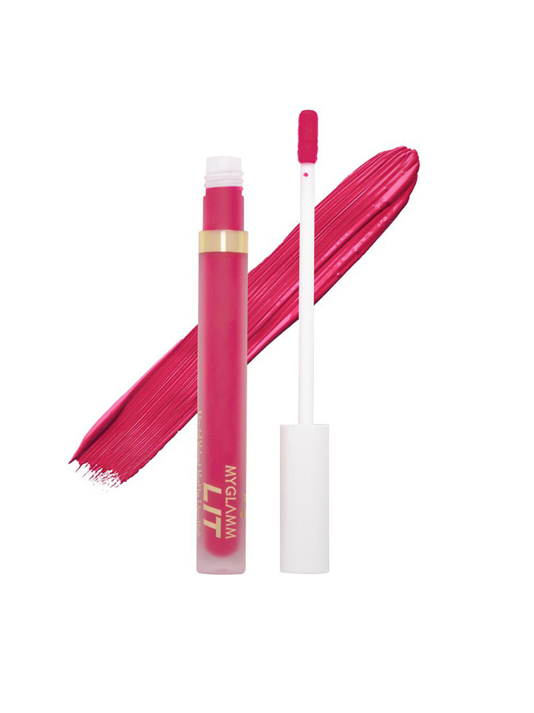 

MyGlamm LIT Liquid Velvet Matte Lipstick 3 ml - Bad Guy, Pink