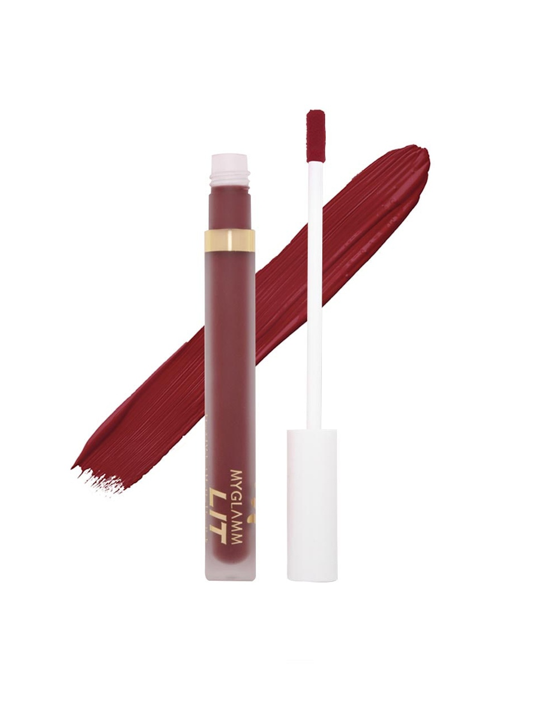 

MyGlamm LIT Liquid Velvet Matte Lipstick 3 ml - My Oh My, Brown