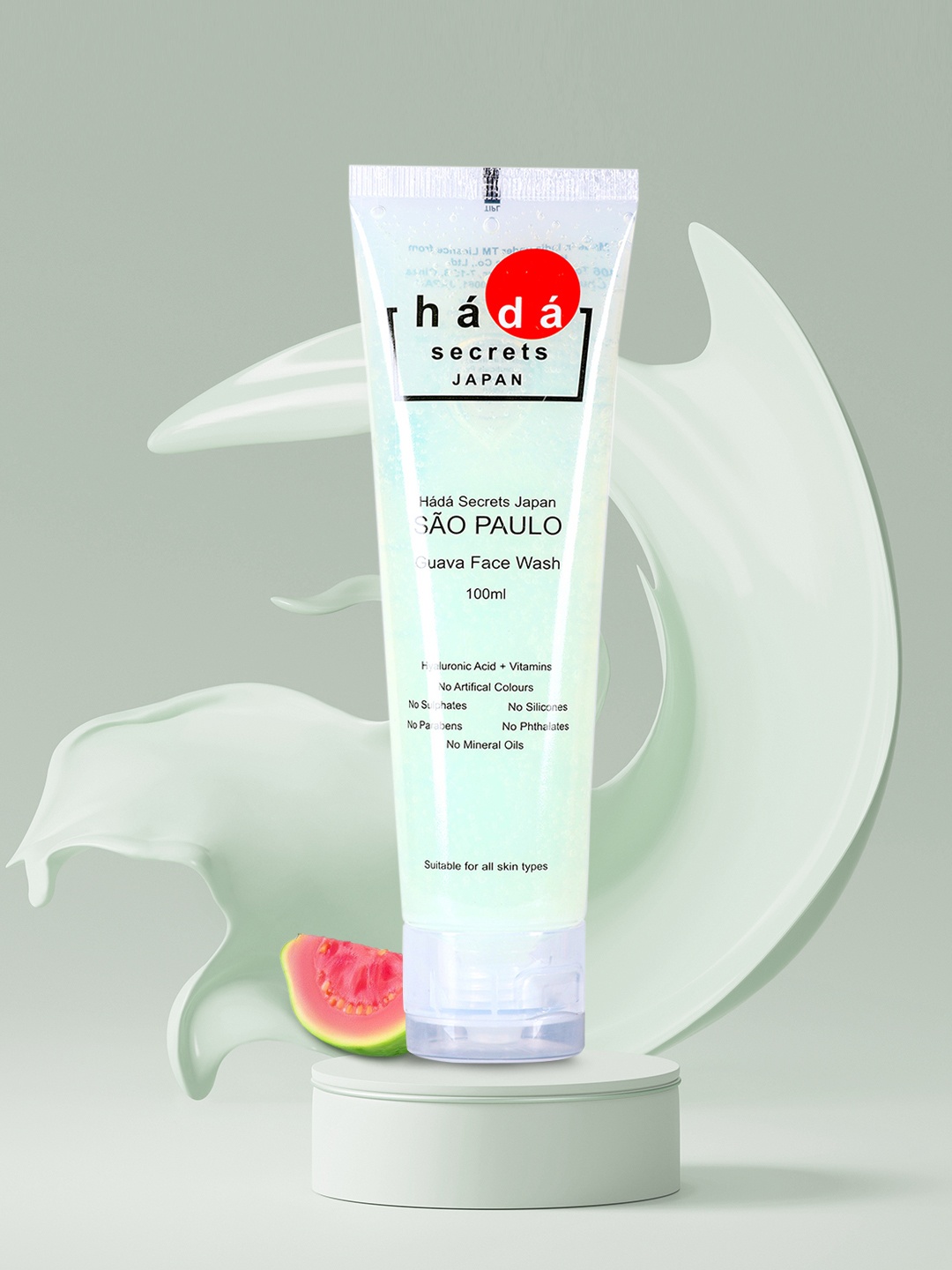 

Hada Secrets Japan Transparent Sao Paulo Guava Facewash, White