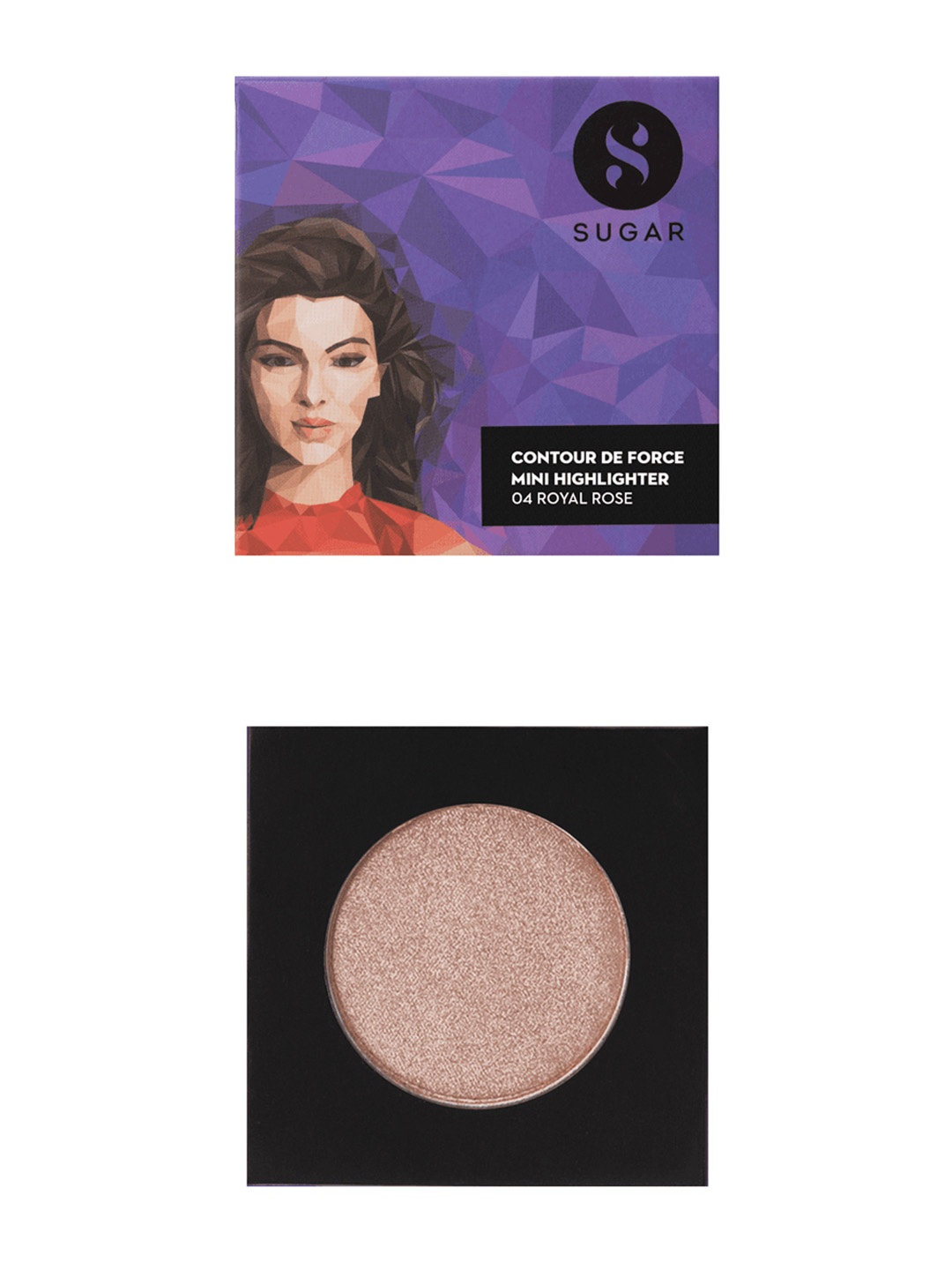 

SUGAR Contour De Force Mini Lightweight Highlighter 4 g - Royal Rose 04, Rose gold