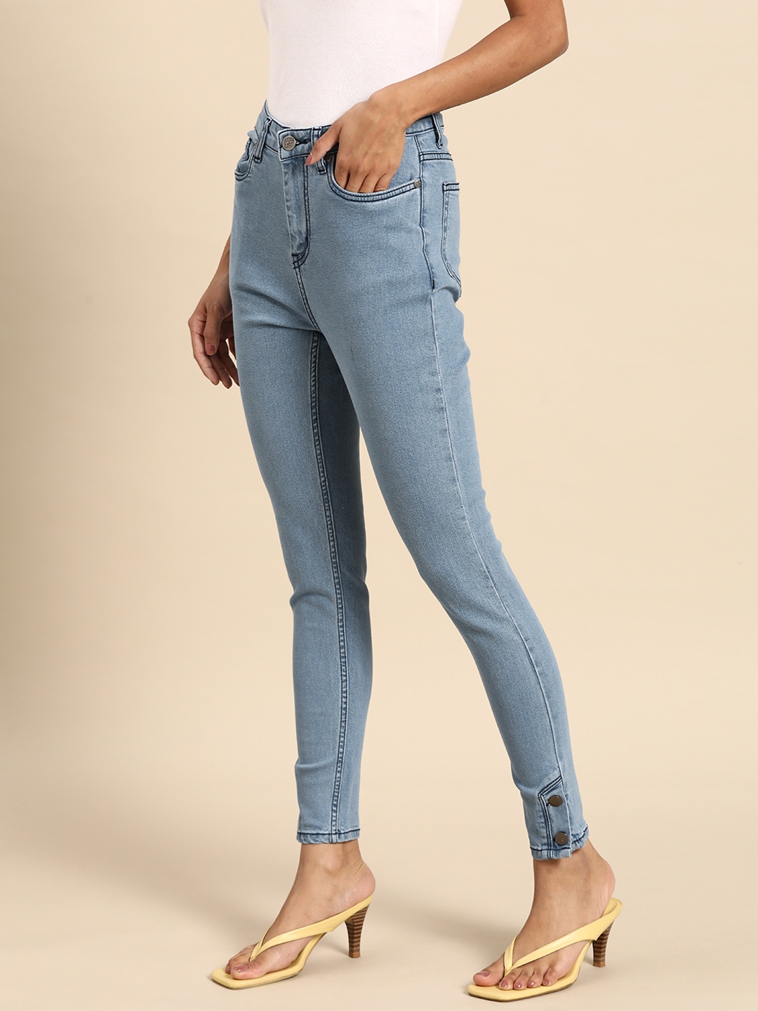 

all about you Women Blue Skinny Fit Mid-Rise Jeans