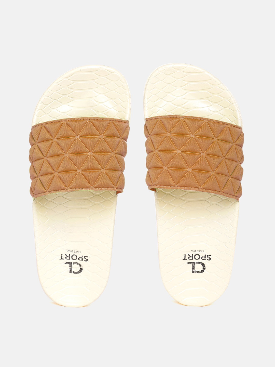 

Carlton London sports Women Brown Quilted Sliders