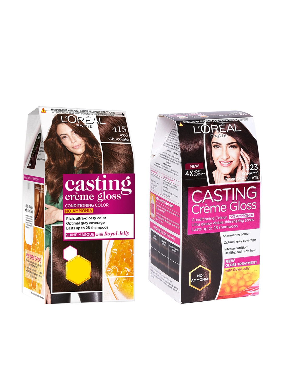 

LOreal Paris Set of 2 Casting Creme Gloss Hair Colour, Brown