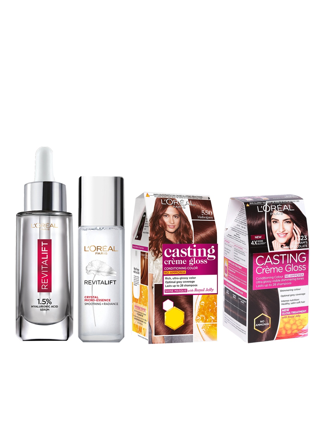 

LOreal Paris Hair Colours & Skin Care Kit, White