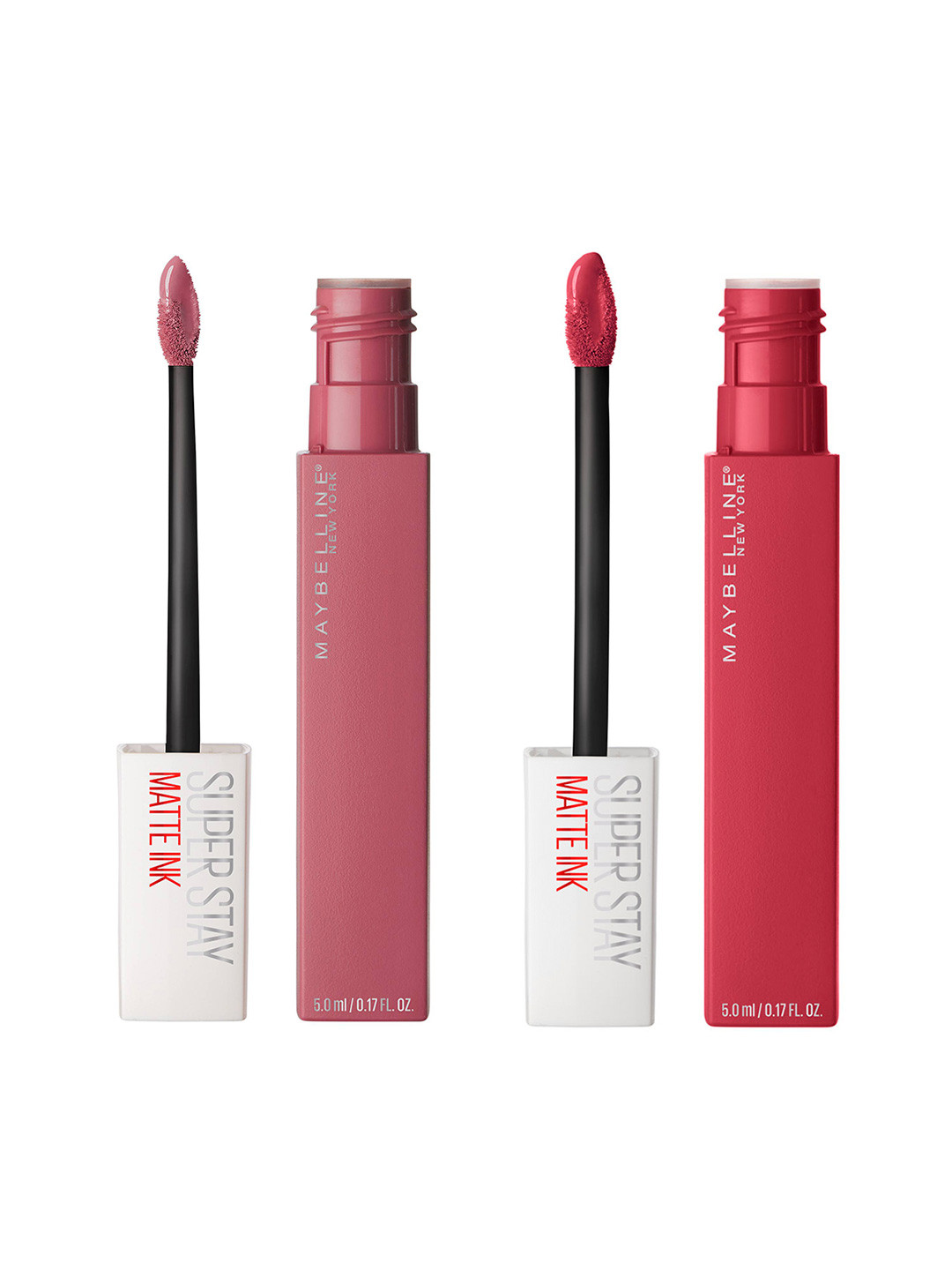 

Maybelline New York Set of 2 Super Stay Matte Ink Liquid Lipstick, Red