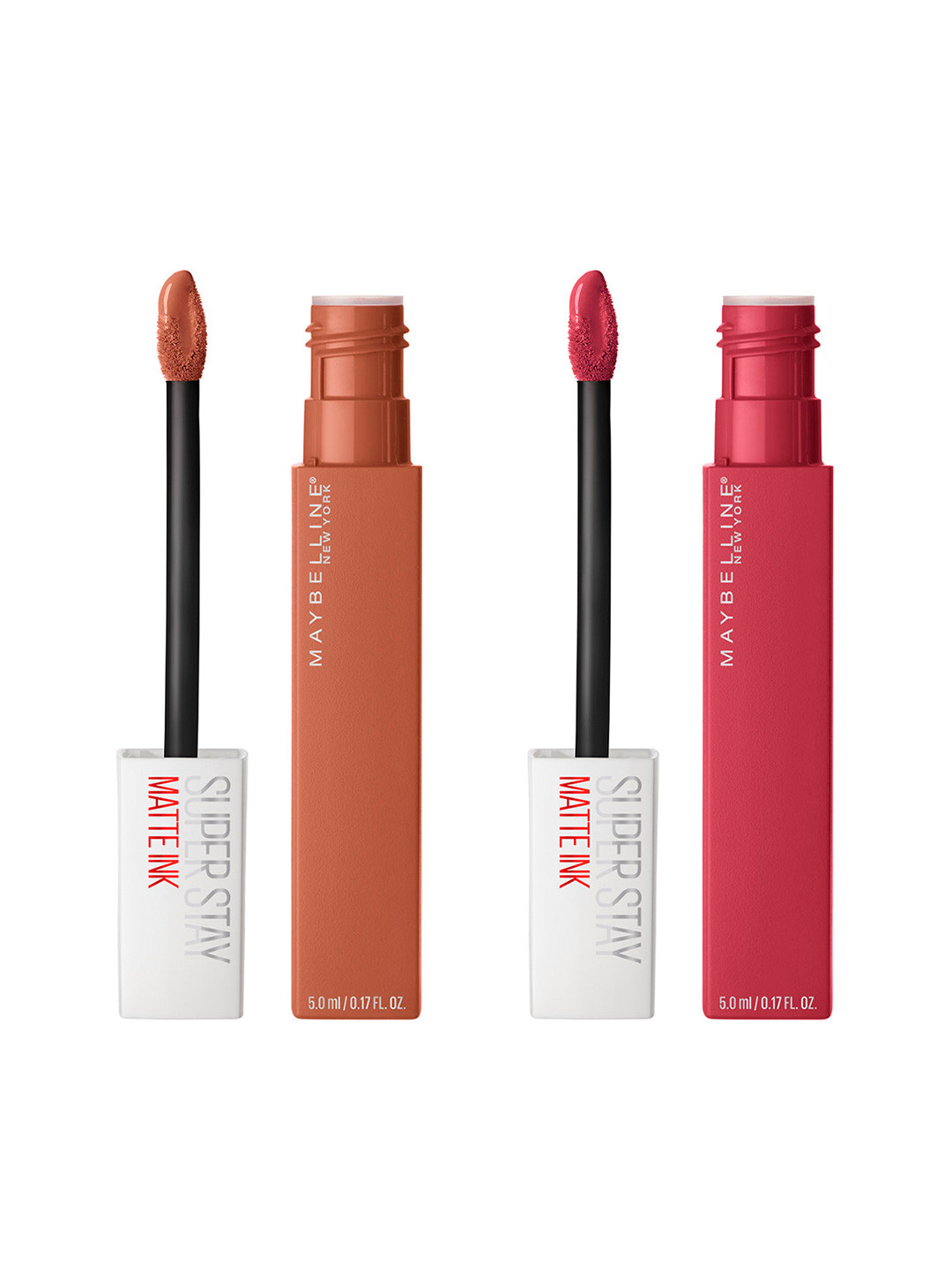 

Maybelline New York Set of 2 Super Stay Matte Ink Liquid Lipstick, Brown