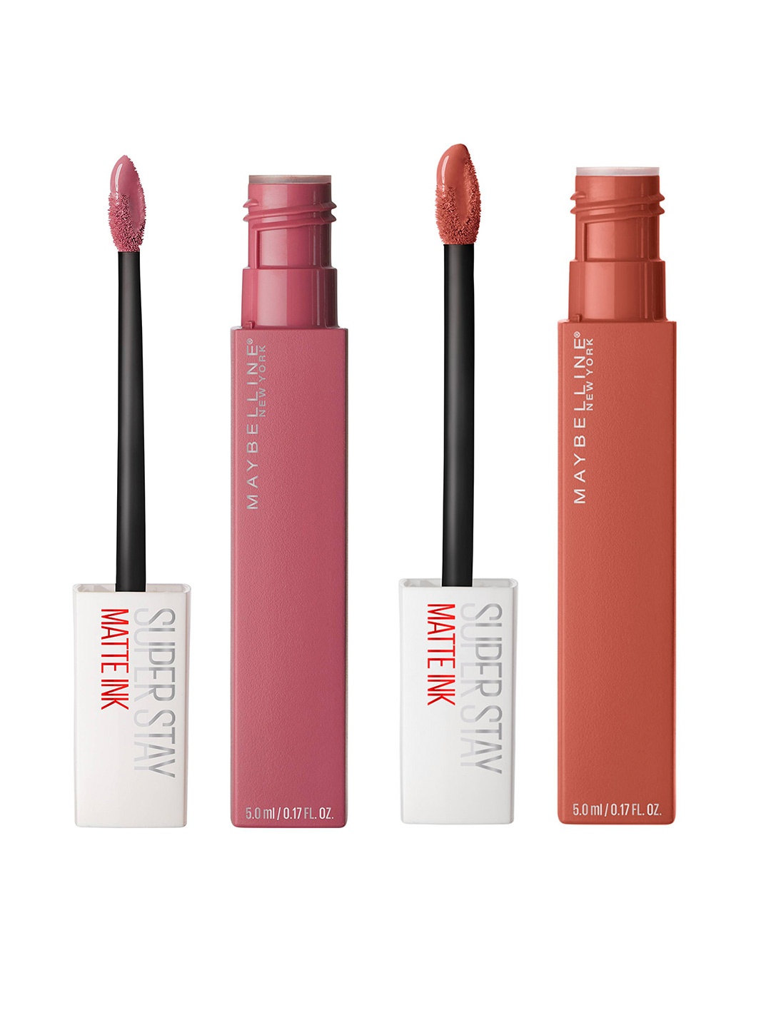 

Maybelline New York Set of 2 Super Stay Matte Ink Liquid Lipstick, Pink